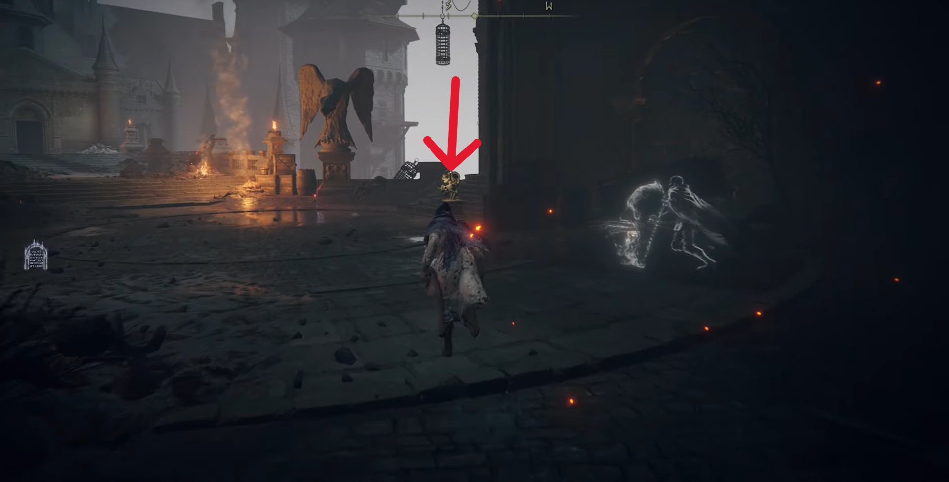 Usa la chiave della spada di pietra