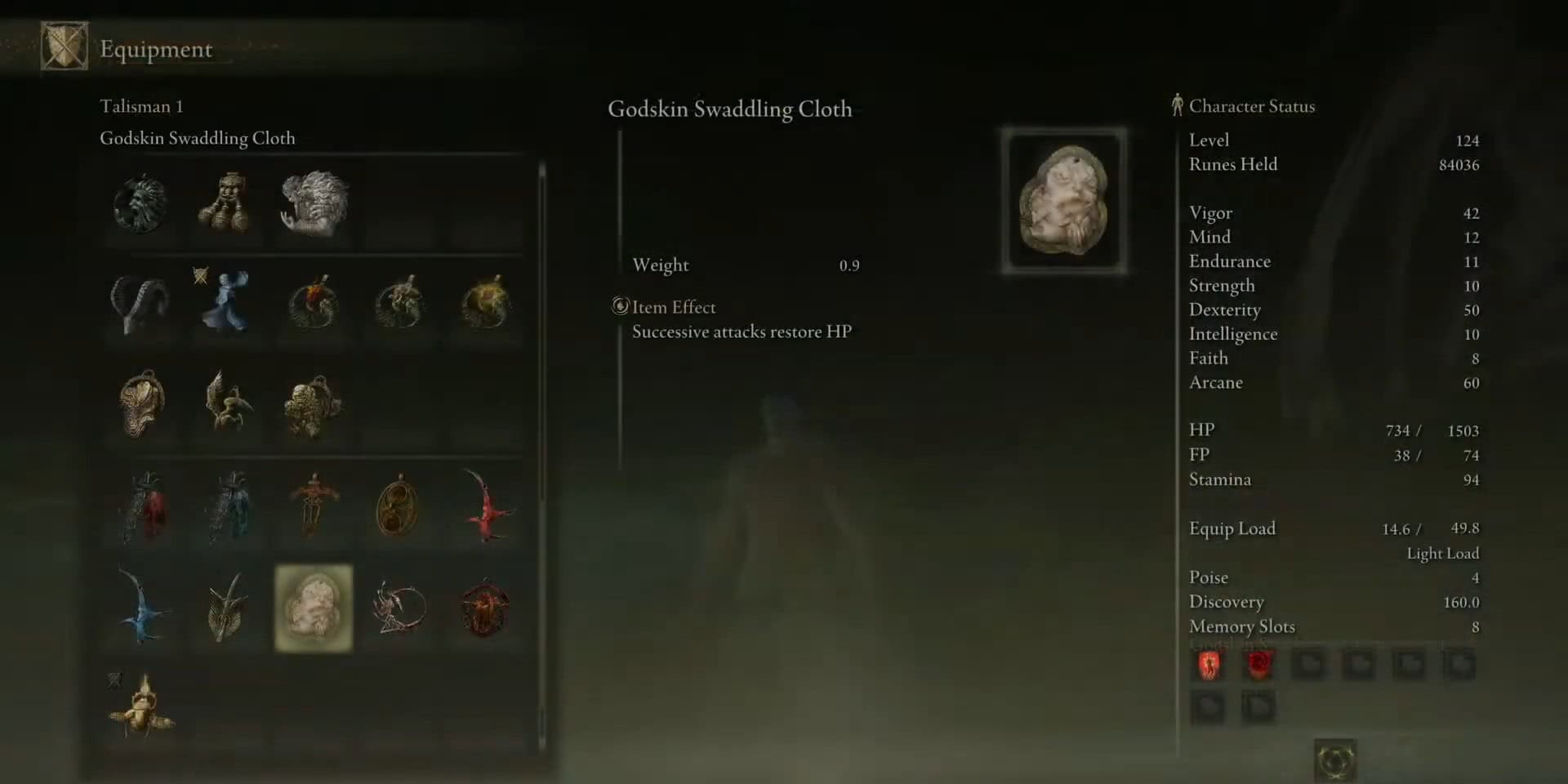 Statistiche del panno fasciatoio di Godskin