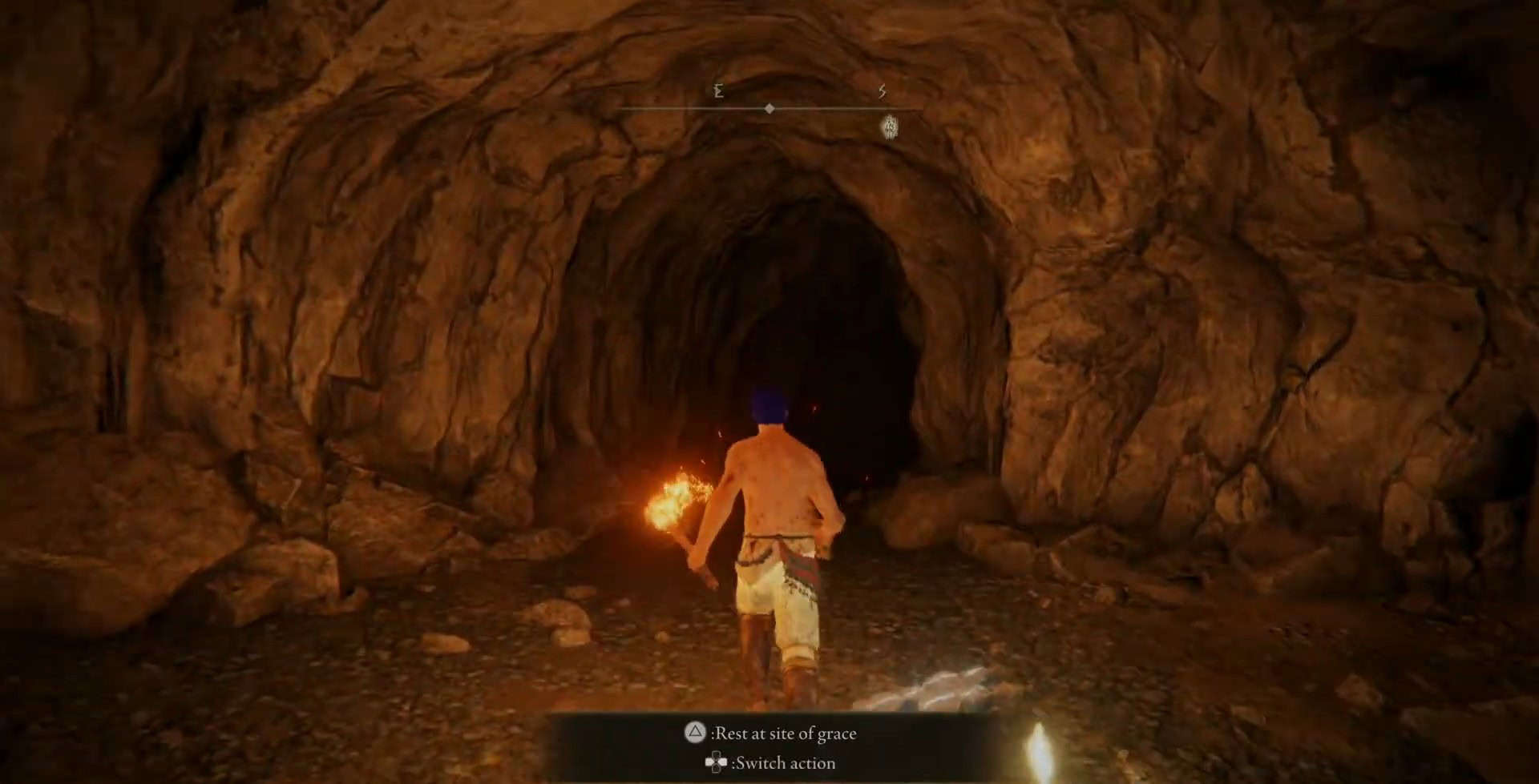 vai a sinistra nella grotta dell'Invocatore di spiriti