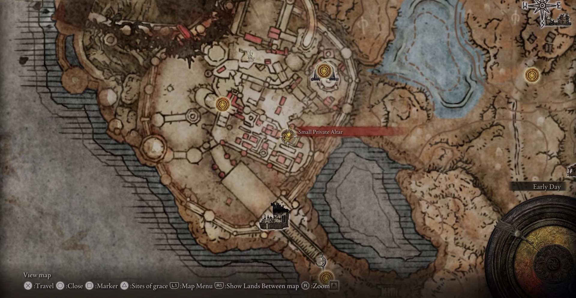 Posizione della torre dell'insediamento di Belurat