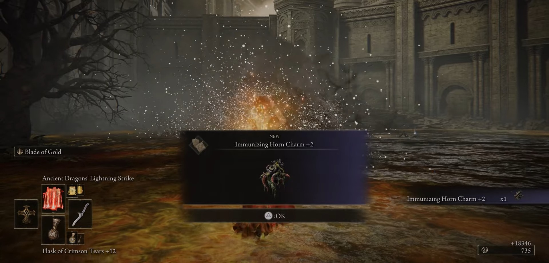 Amuleto del corno immunizzante 2 Posizione