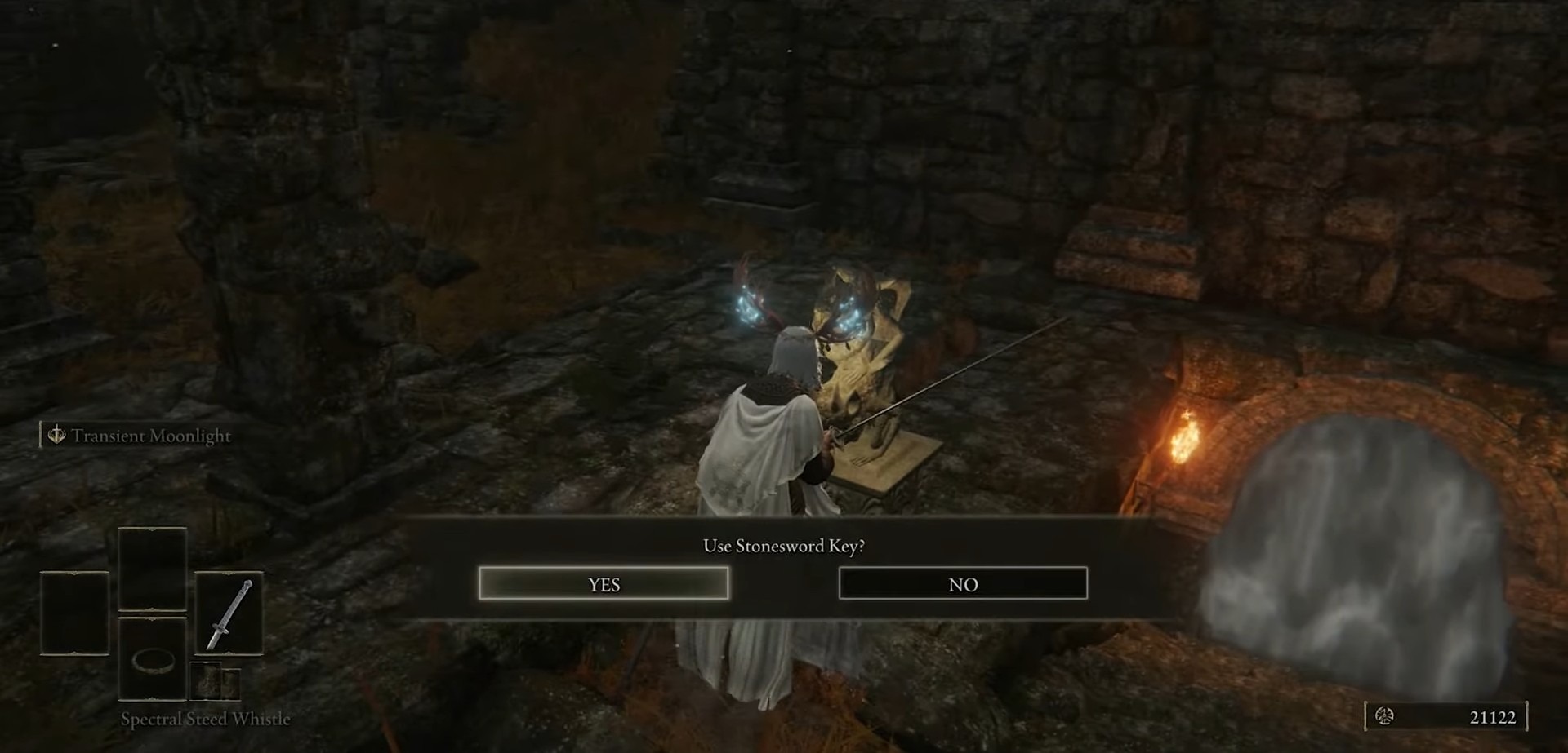 Usa la chiave della Spada di Pietra