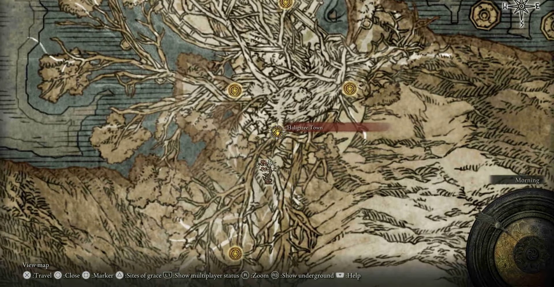 Posizione della città di Haligtree