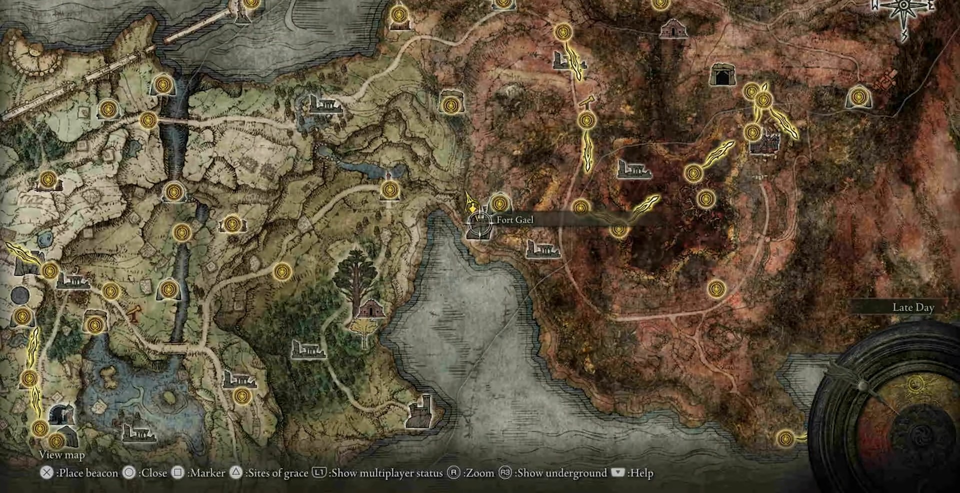 Posizione di Fort Gael