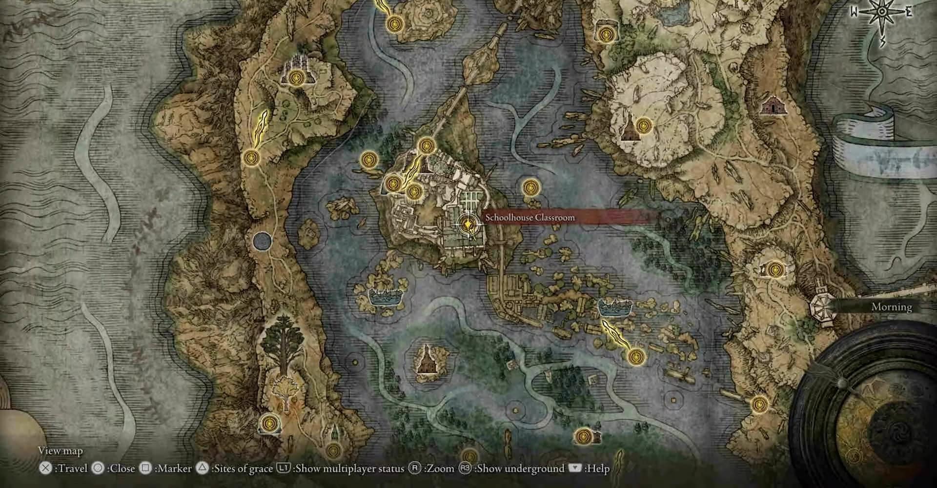 Posizione dell'aula della scuola