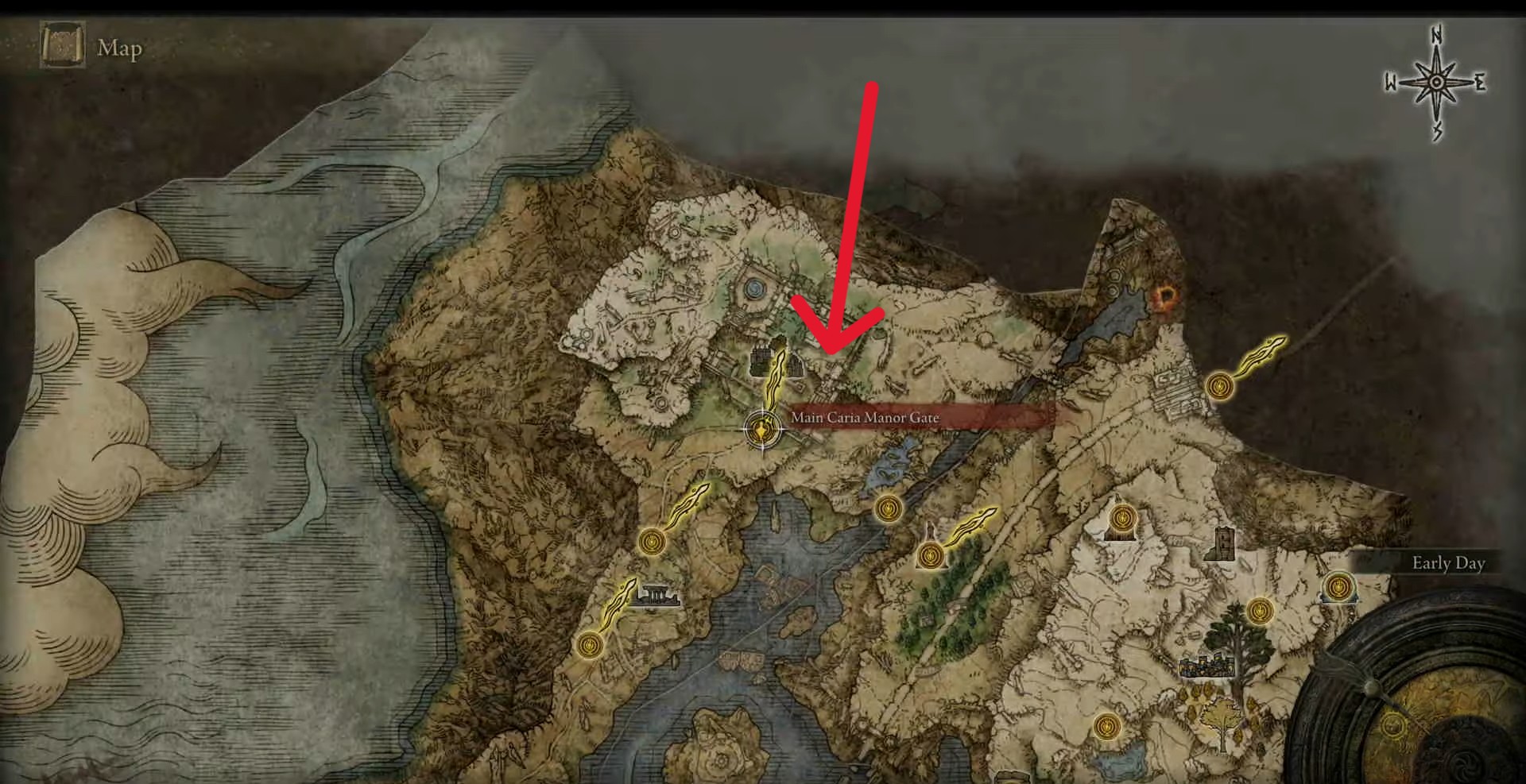 Posizione di Caria Manor