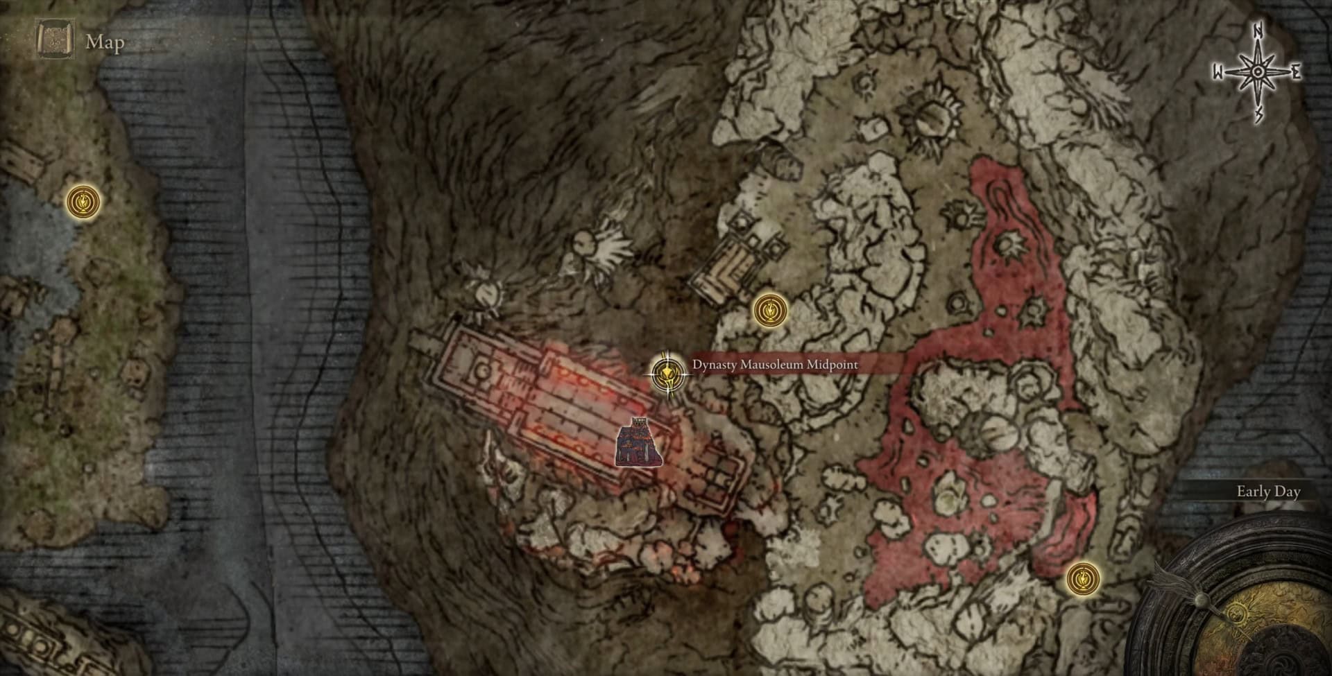 Posizione del Palazzo Mohgwyn