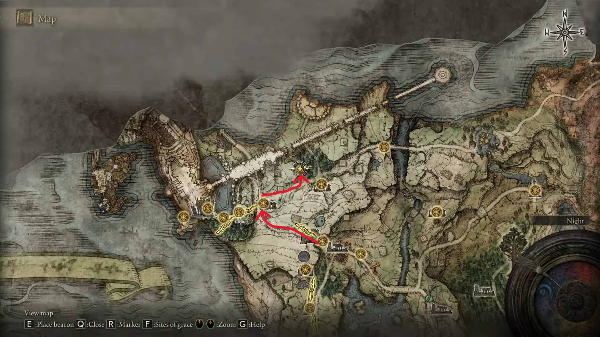 Posizione dello strappo di cristallo del nodo di forza