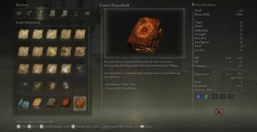 Come ottenere e utilizzare il libro di preghiere del gigante in Elden Ring