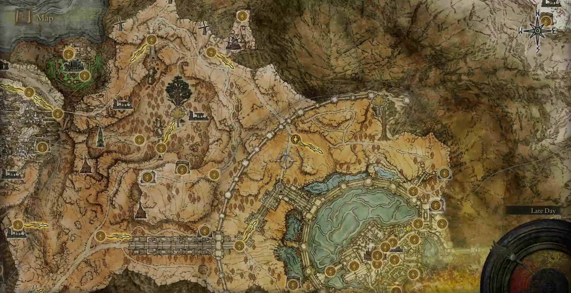 Posizione di Margit a Leyndell