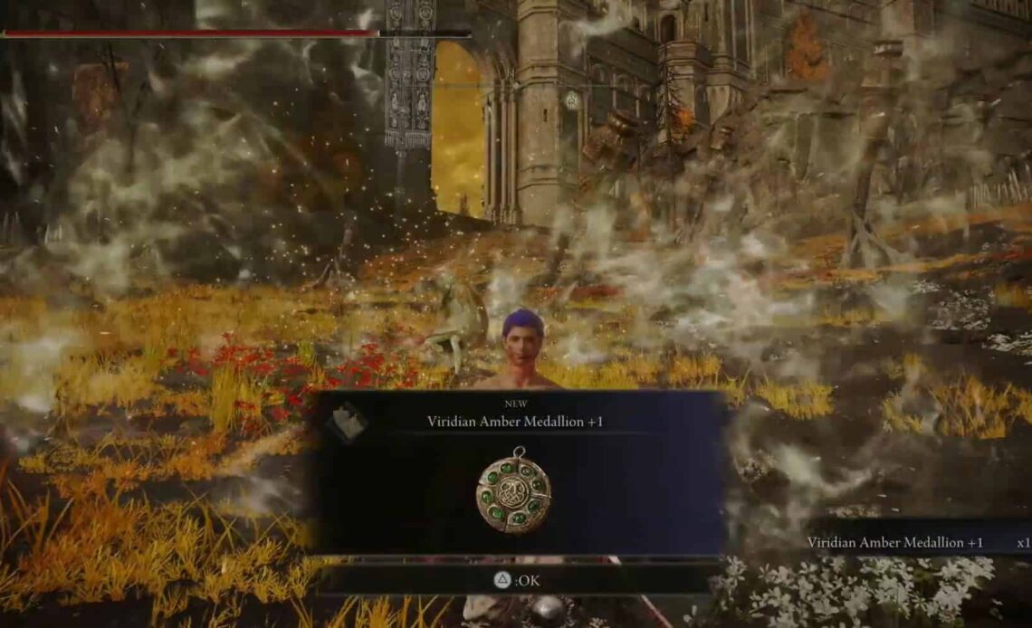 Viridian Amber Medallion Elden Ring