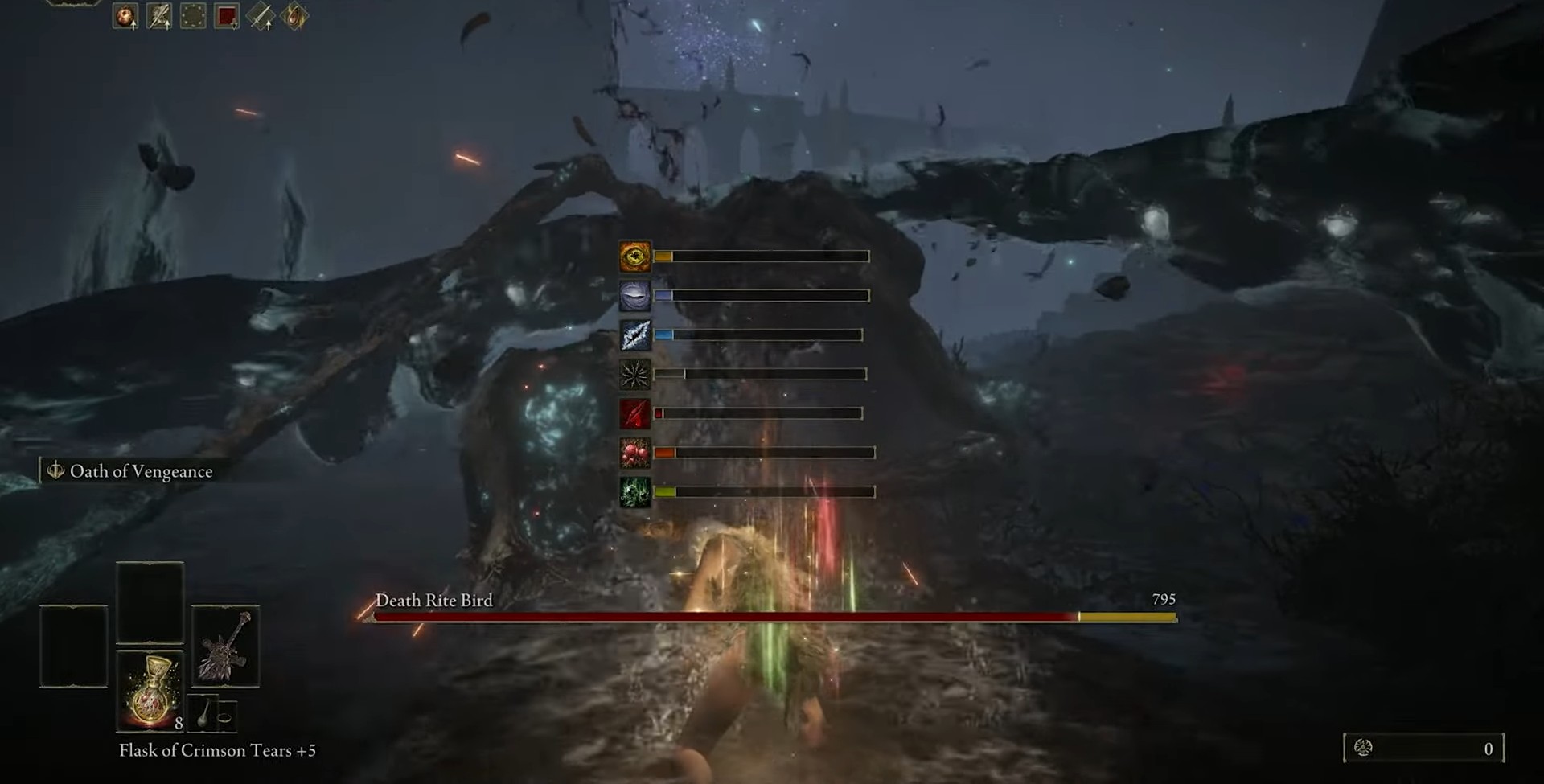 Liurnia, uccello del rito funebre