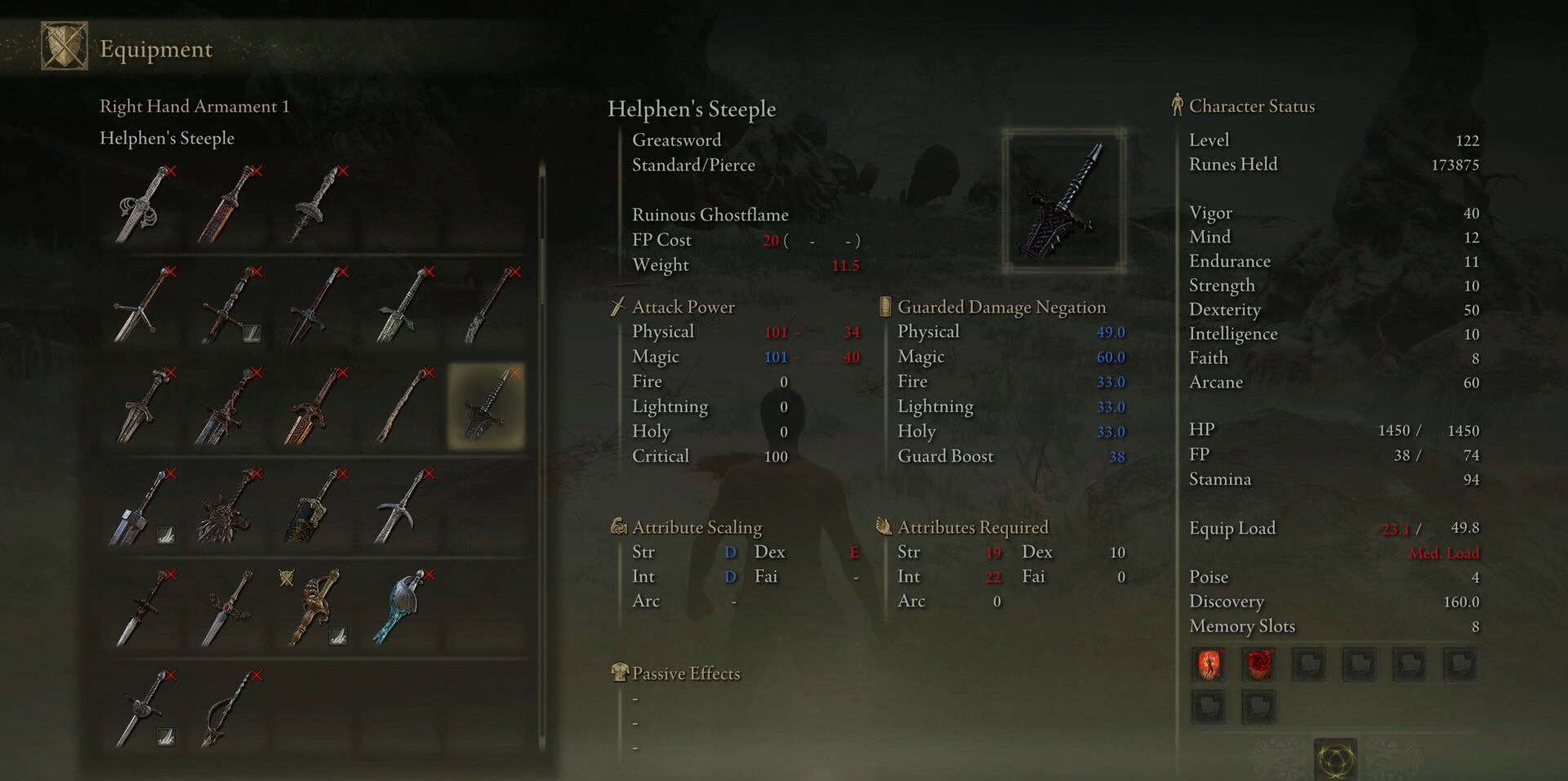 Statistiche del campanile di Helphen