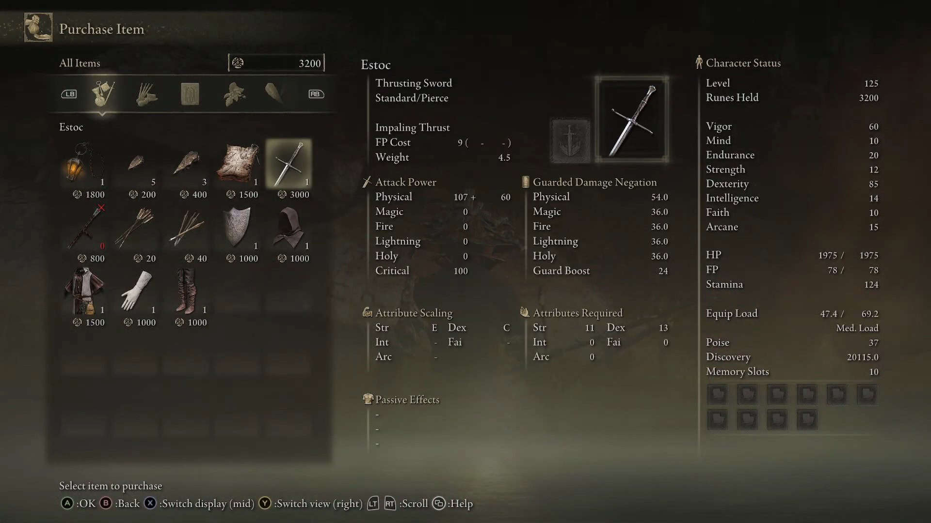 ESTOC Elden Ring Statists