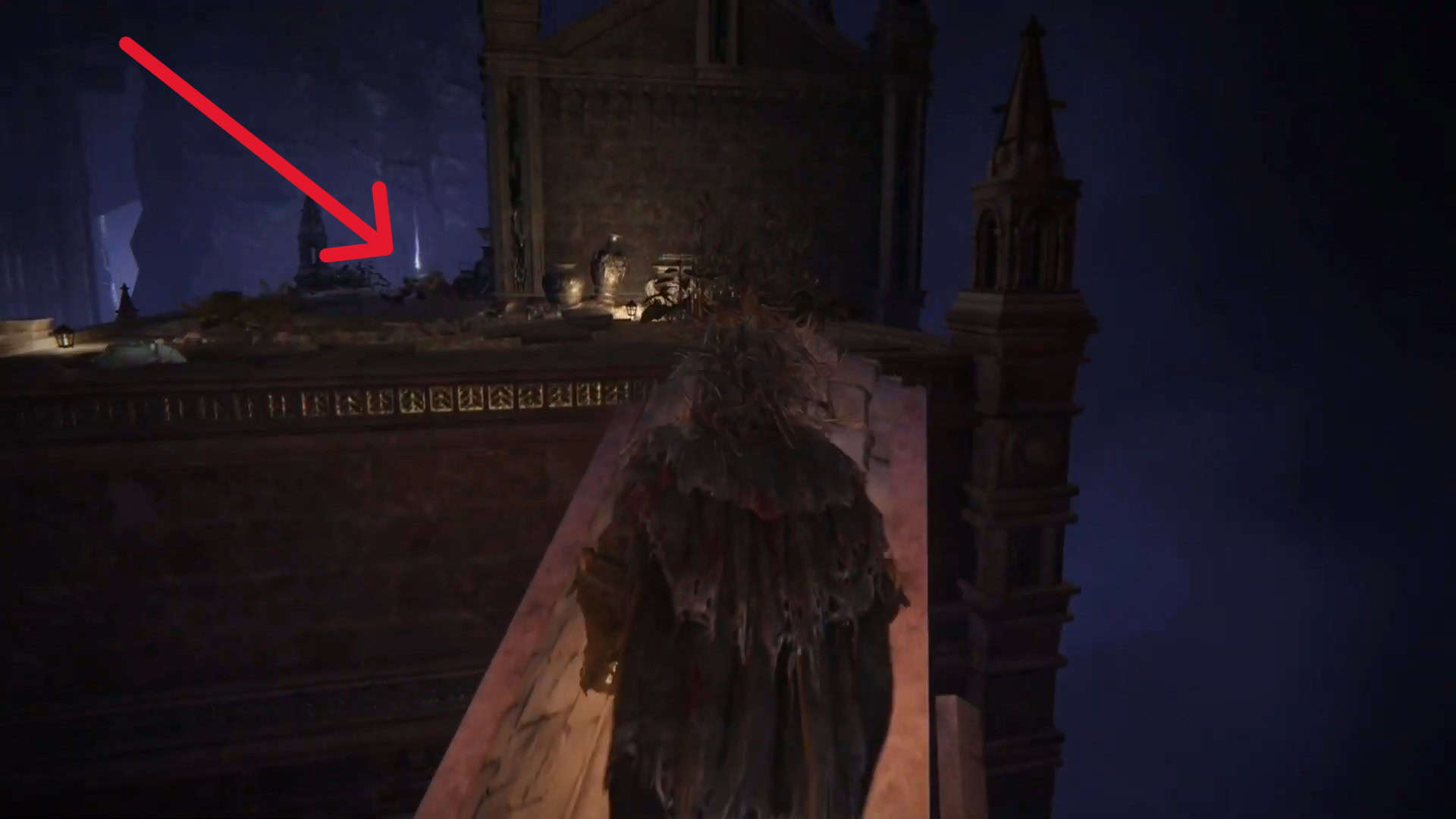 Posizione della torcia Ghostflame