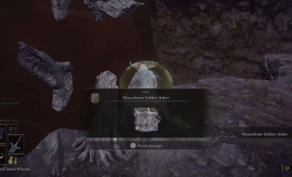 Mausoleum Soldier Ashes Elden Ring