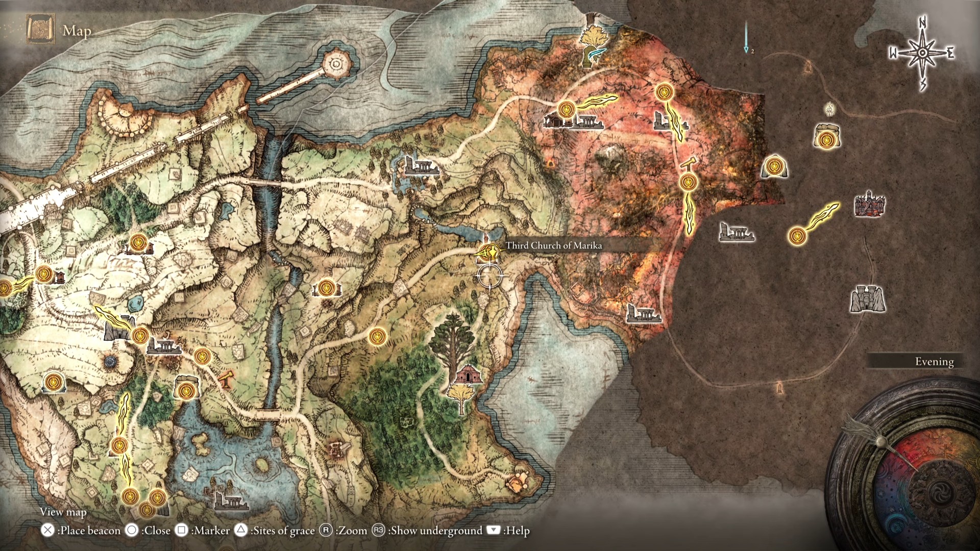 Località della Terza Chiesa di Marika