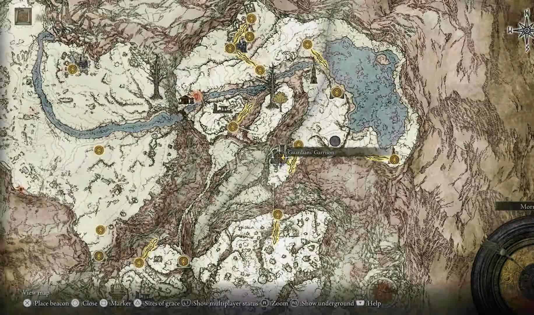 Posizione della guarnigione dei guardiani