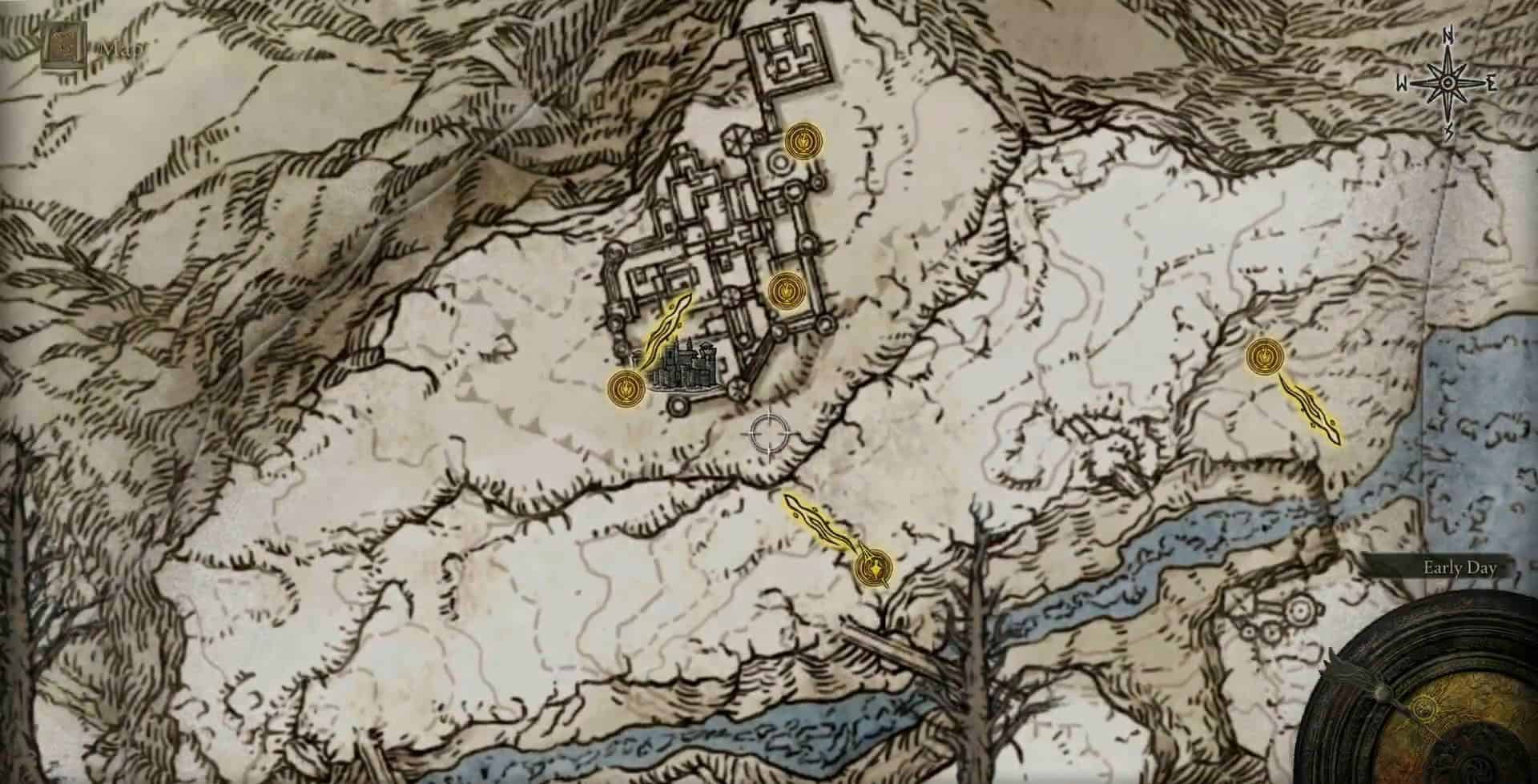 Posizione del campanile di Helphen