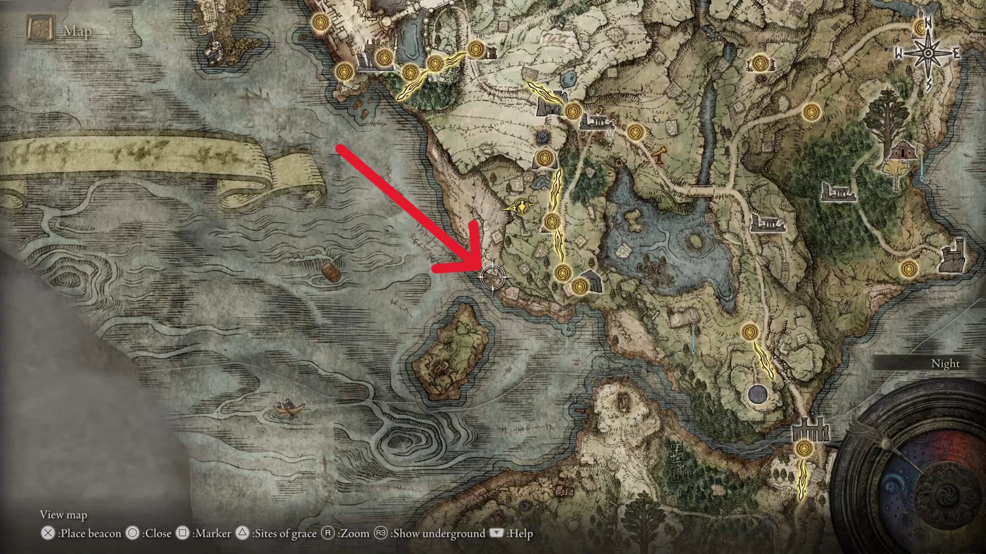 Stormfoot Catacombs Posizione