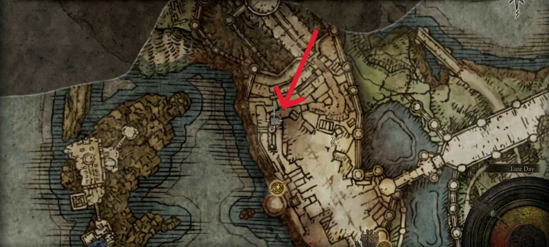 Posizione dello stregone Rogier