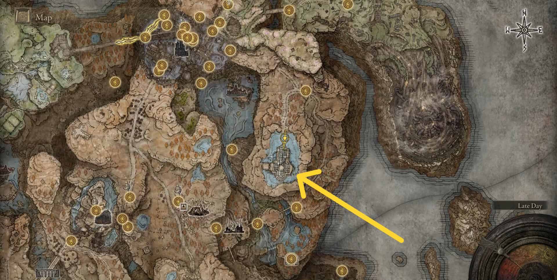 Cattedrale di Manus Metyr Posizione