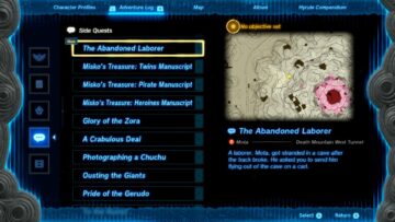 Zelda: Totk - The Abandoned operaio Walkthrough