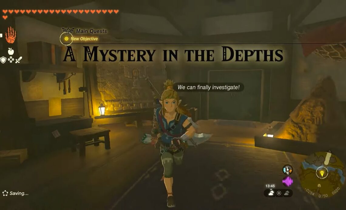 A Mystery in the Depths totk