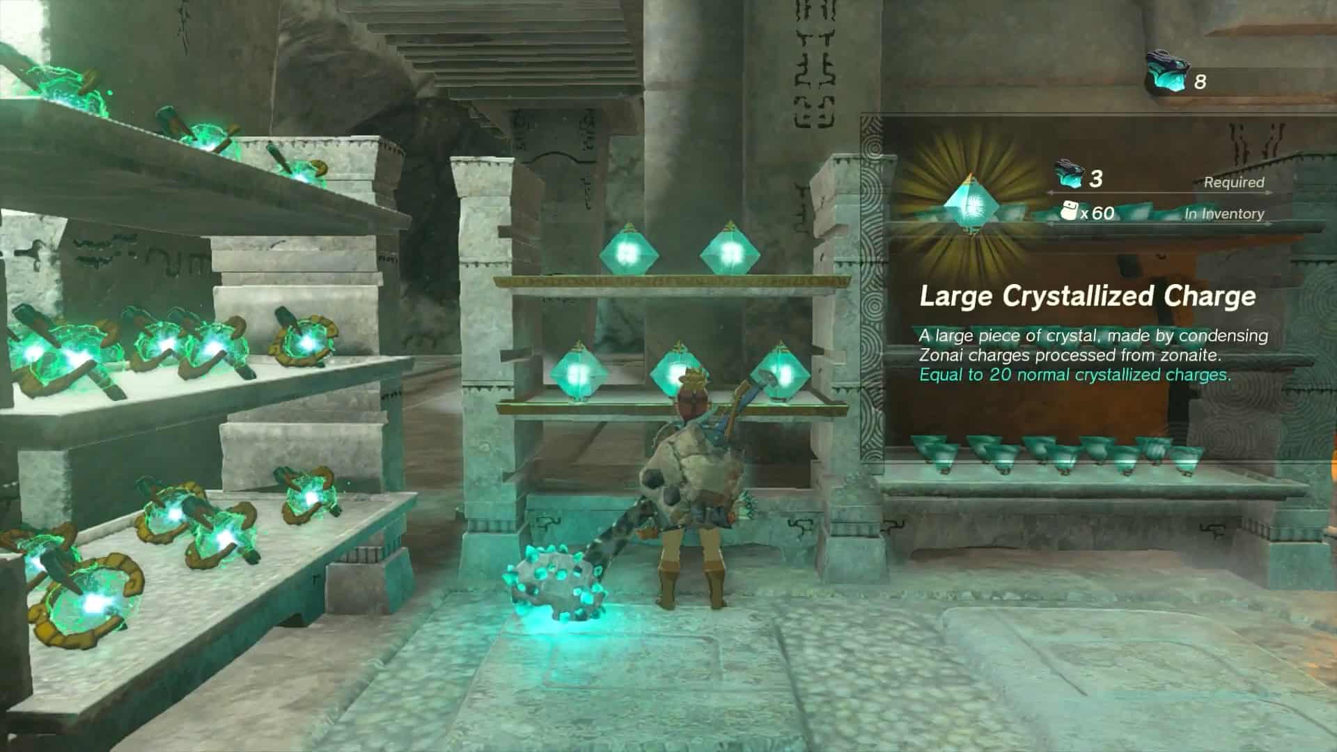 Grande prezzo di carica cristallizzato