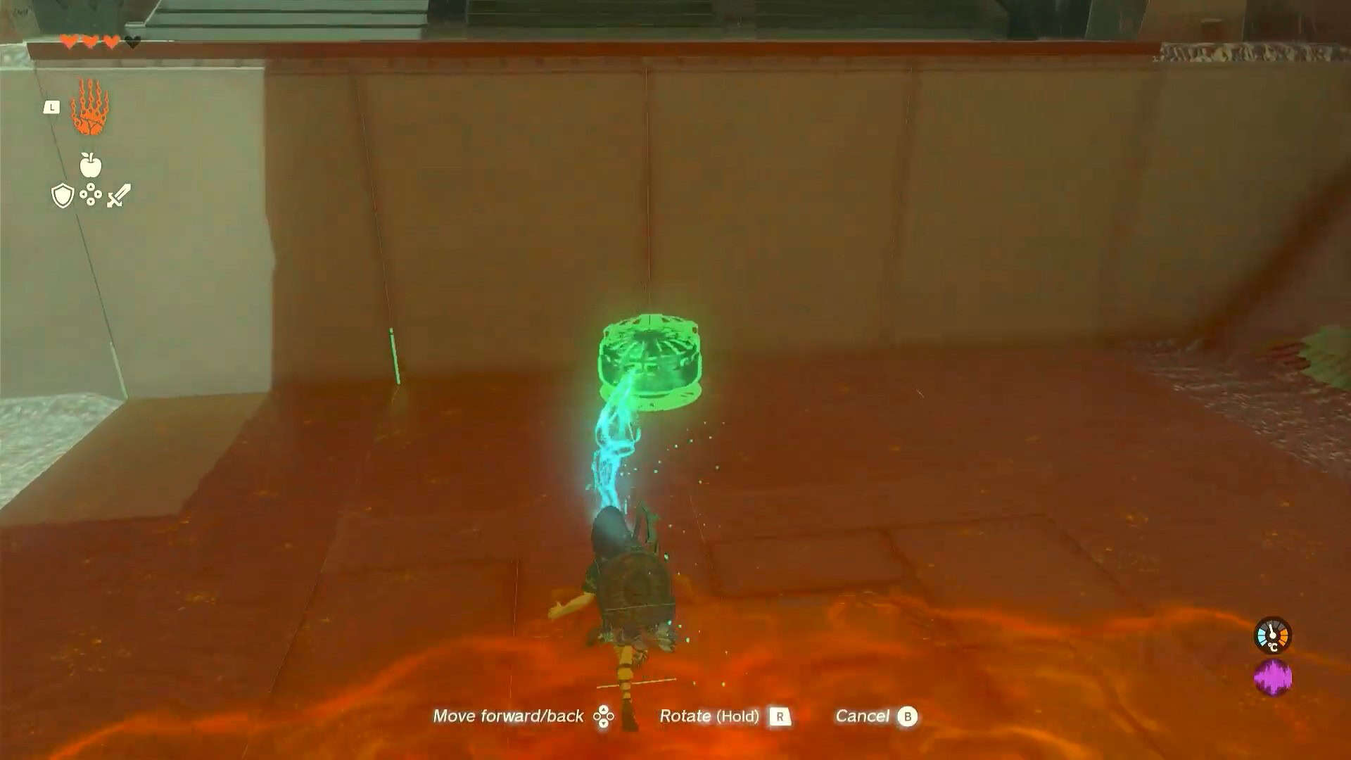 Posiziona il ventilatore