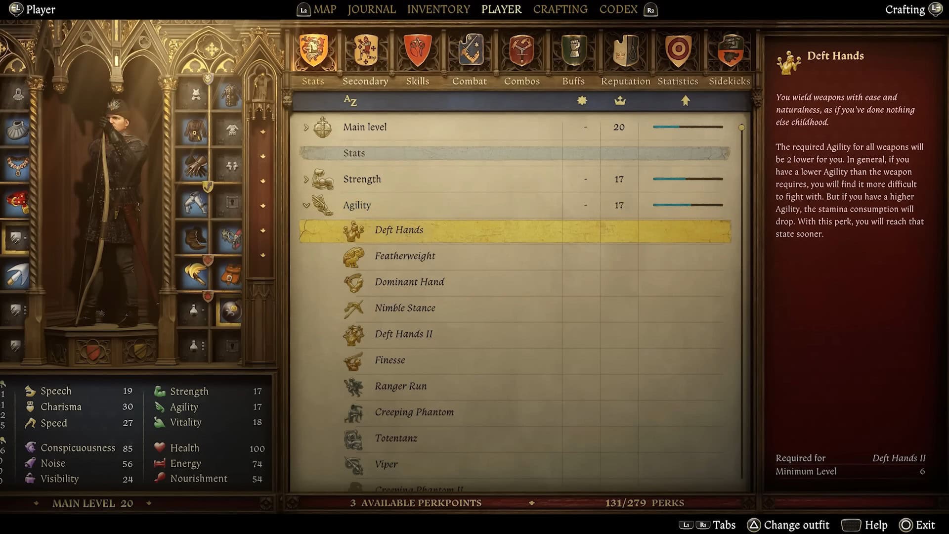 KCD 2 Daft Hands Perk