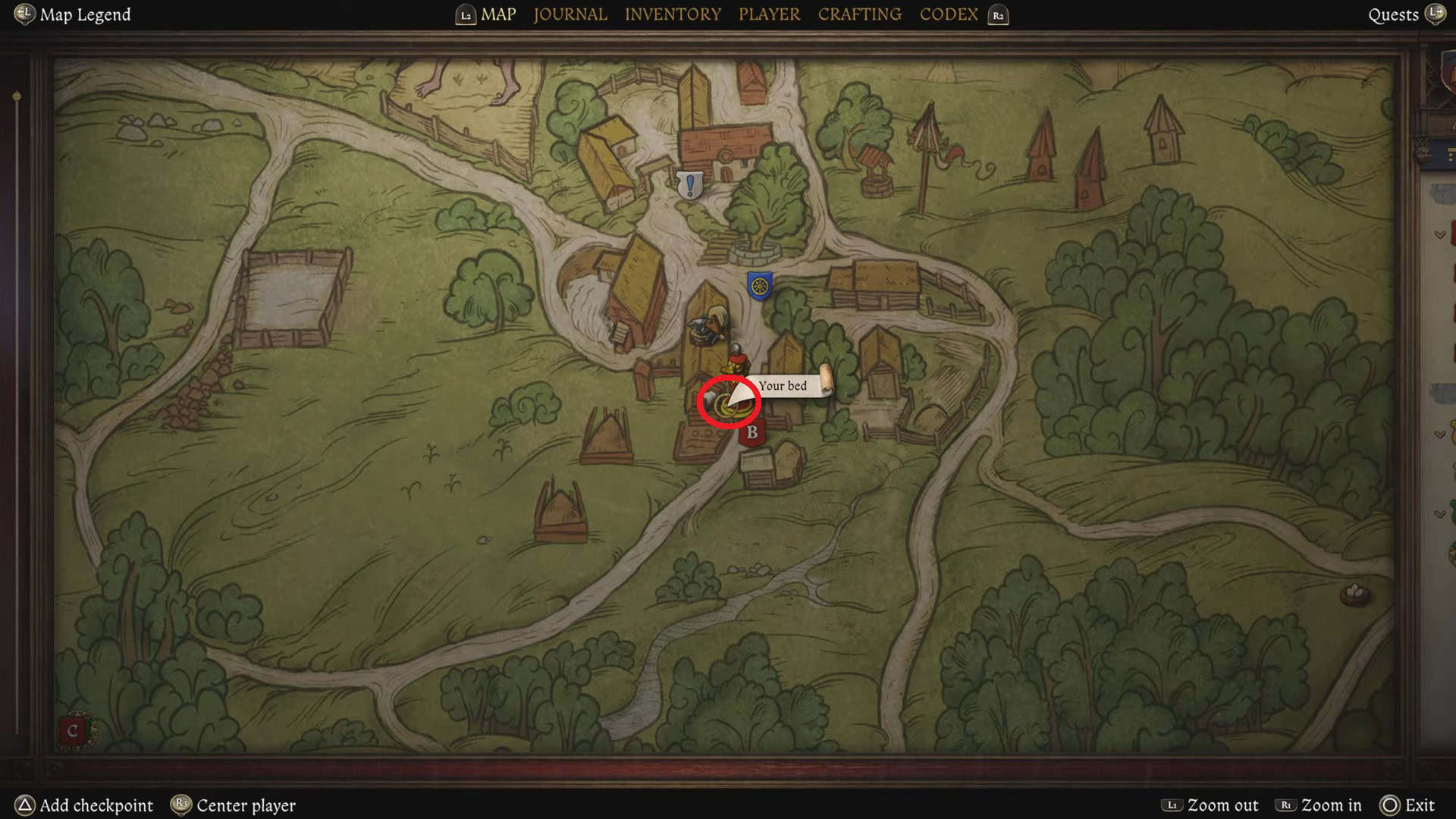 KCD 2 Gallant Huntsman Kit Posizione