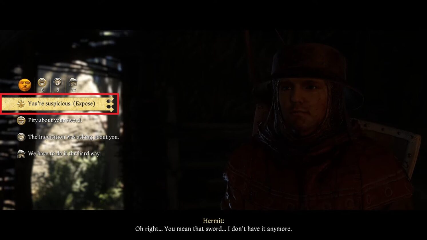 KCD2 parla con l'eremita