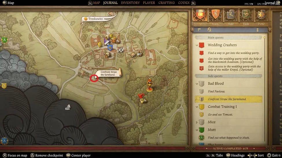 Posizione della paglia KCD2