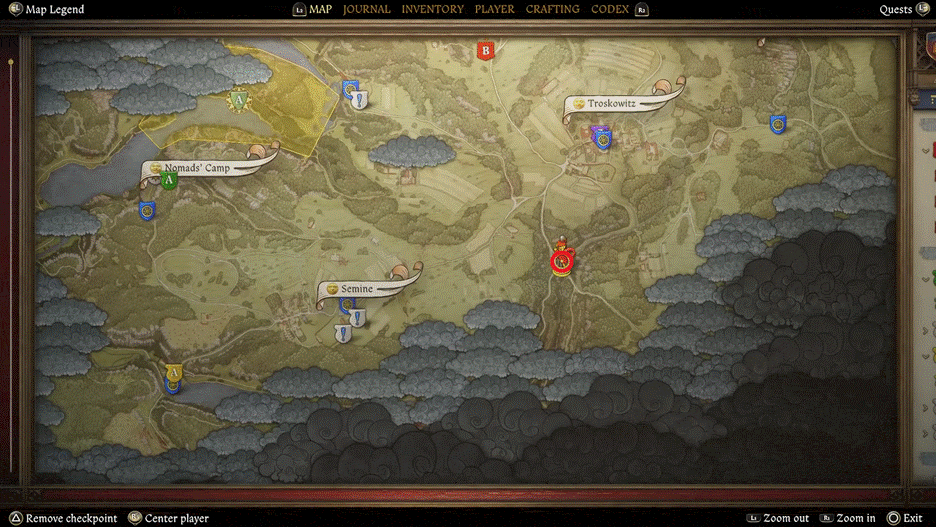 KCD2 Pavlena Posizione