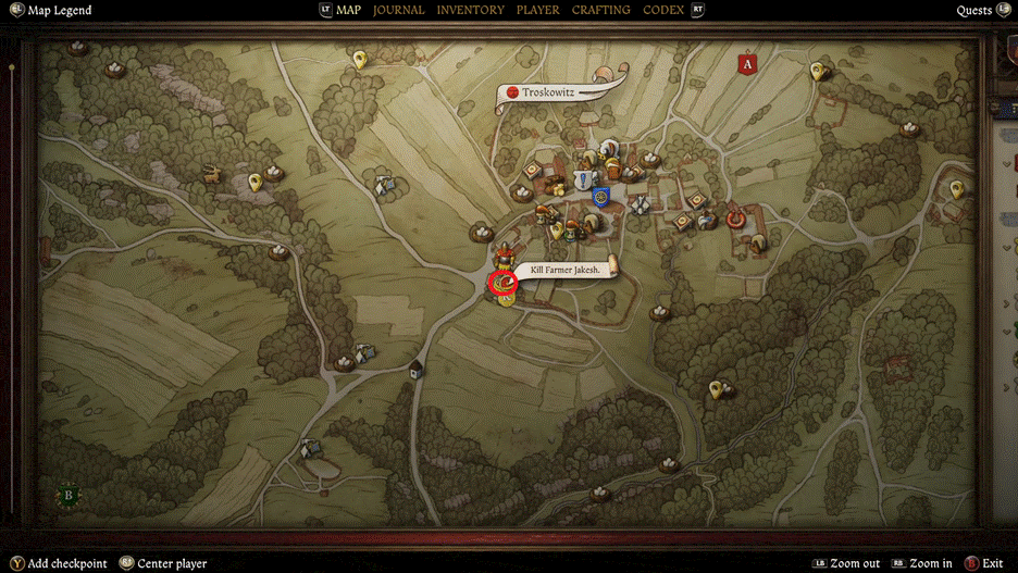 KCD2 Farmer Jakesh Posizione