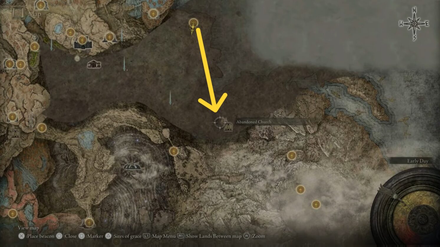 Boschi abissale della chiesa abbandonata