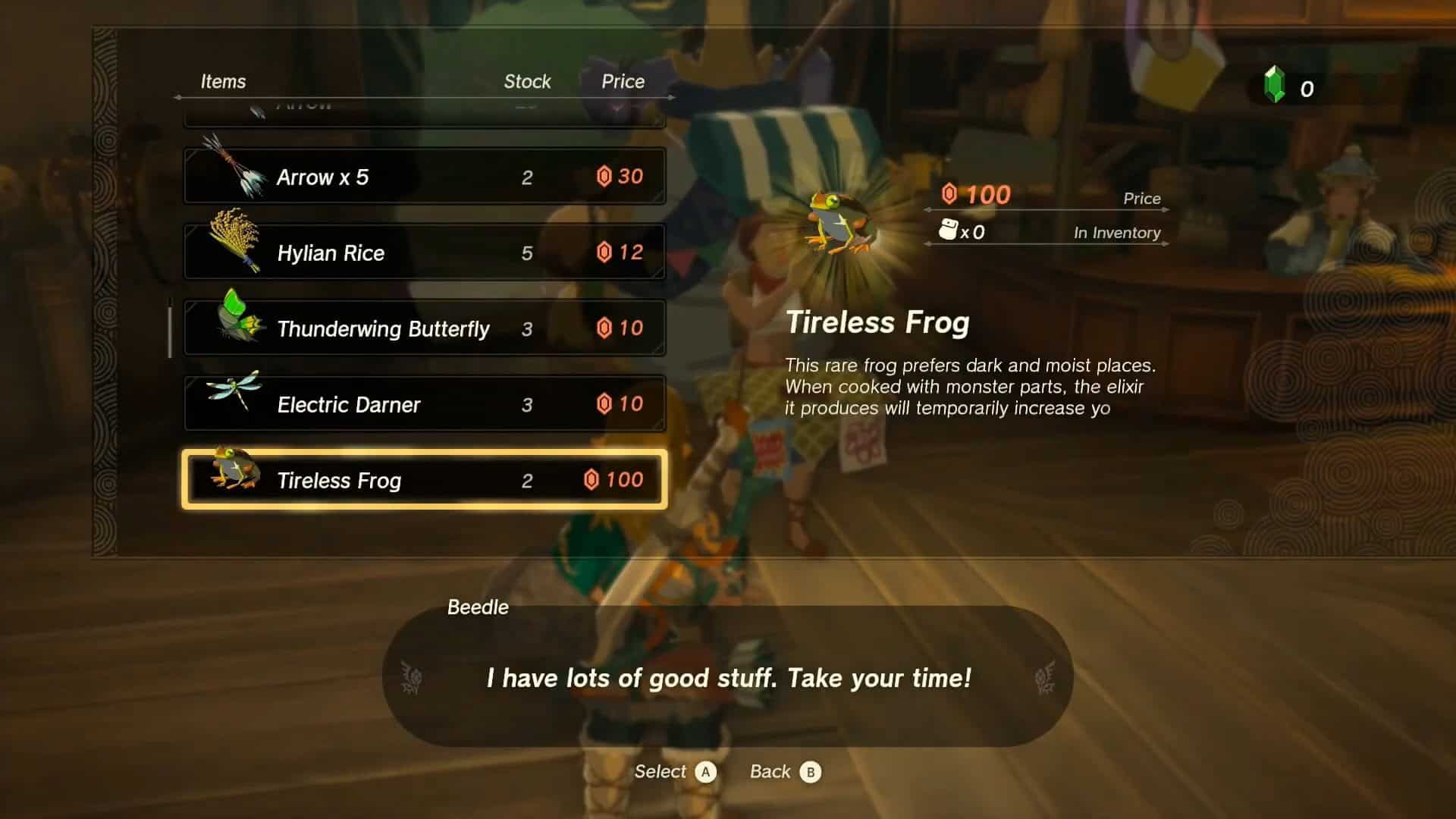 Acquista instancabile rana totk