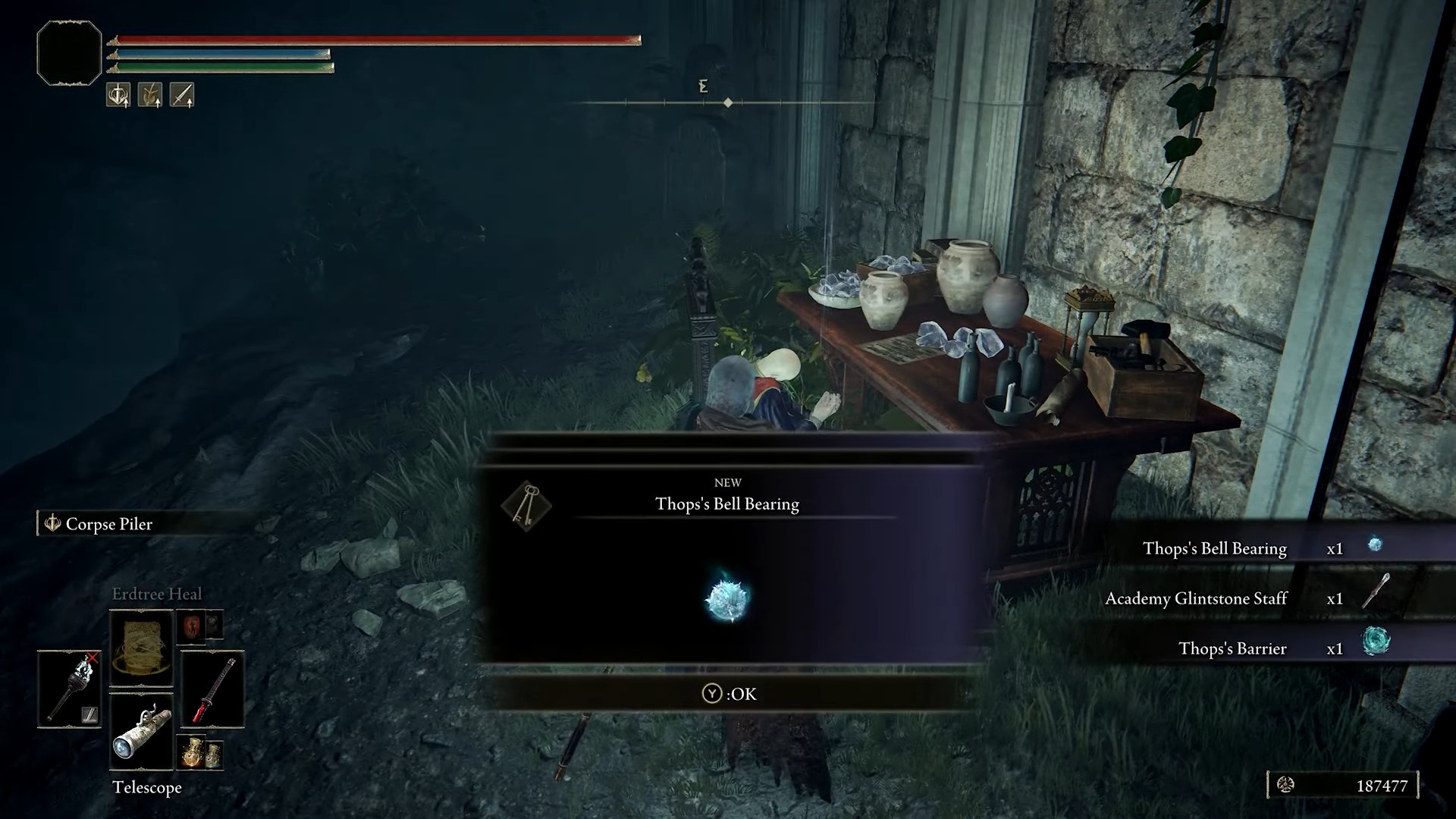 Thops lascia cadere Elden Ring