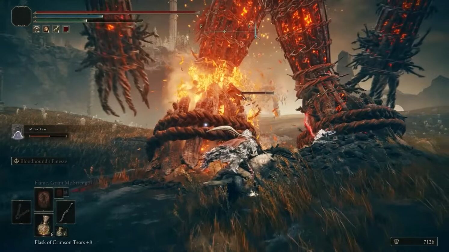 Attacca le gambe di fornace golems