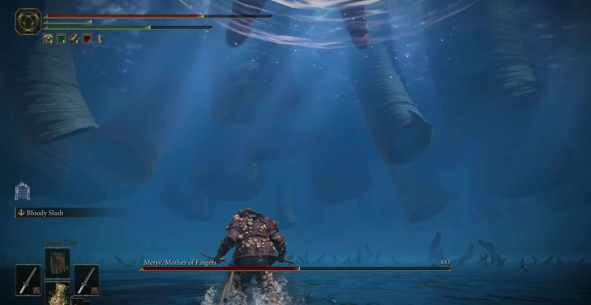 Attacco rotante di Metyr Mother of Fingers