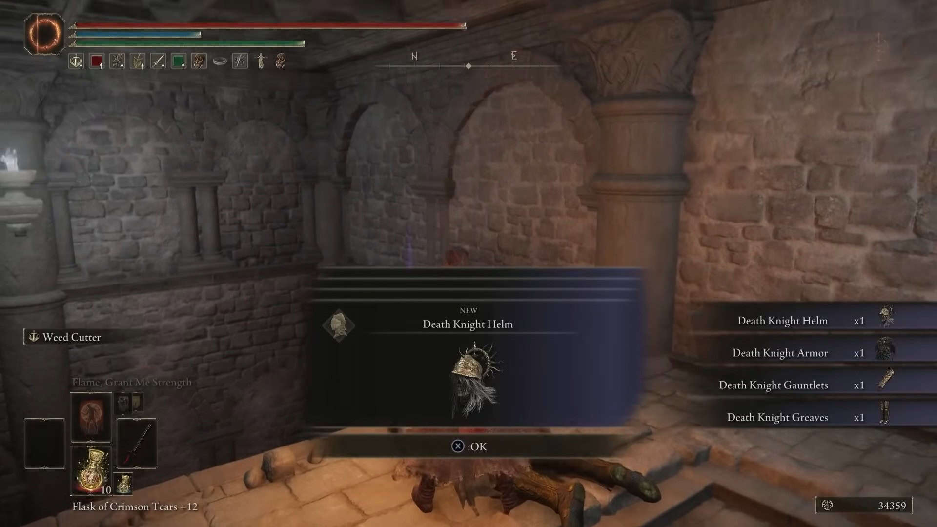 Posizione del timone del Cavaliere Death