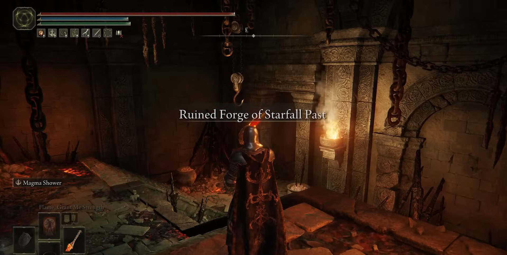 Forge rovinata del passato di stella