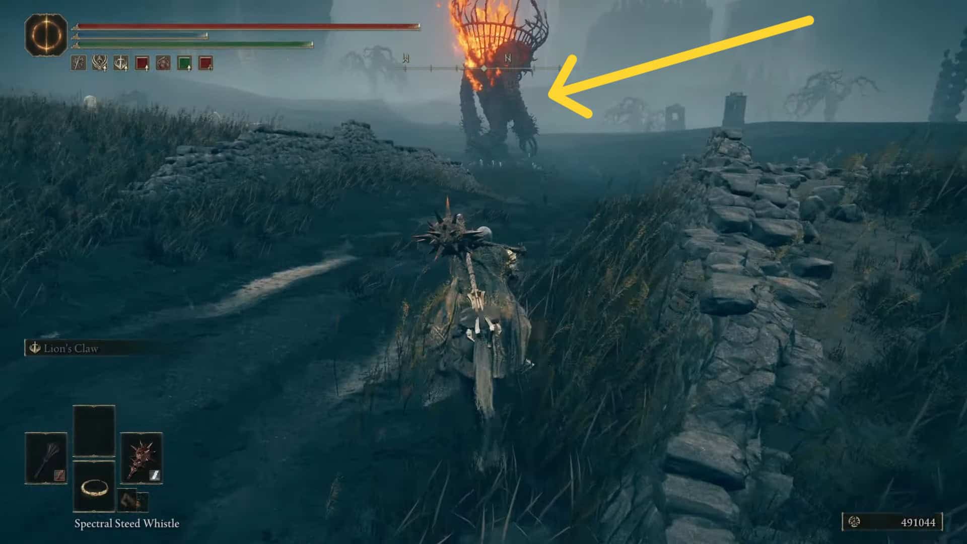 Uccidi l'anello Elden Golem della fornace