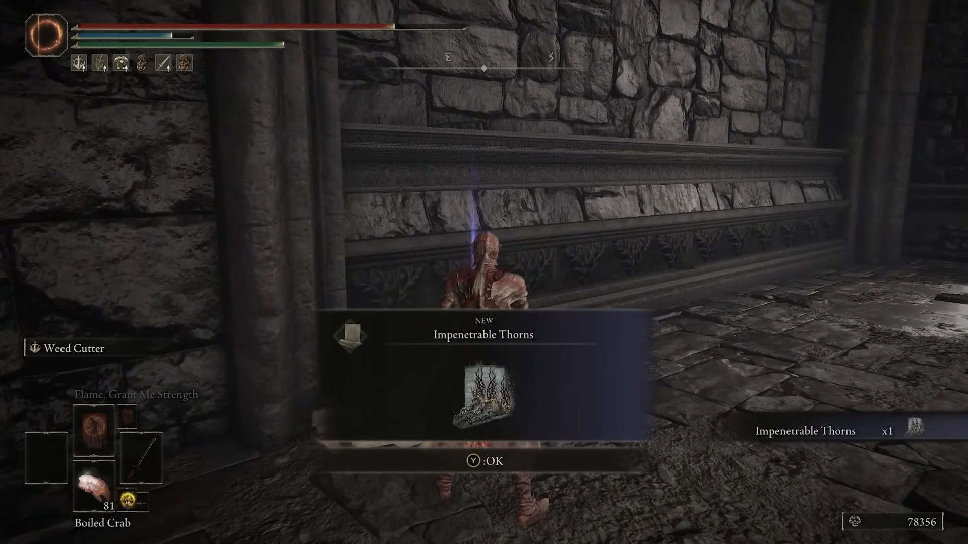 Posizione della stregoneria di spine impenetrabili