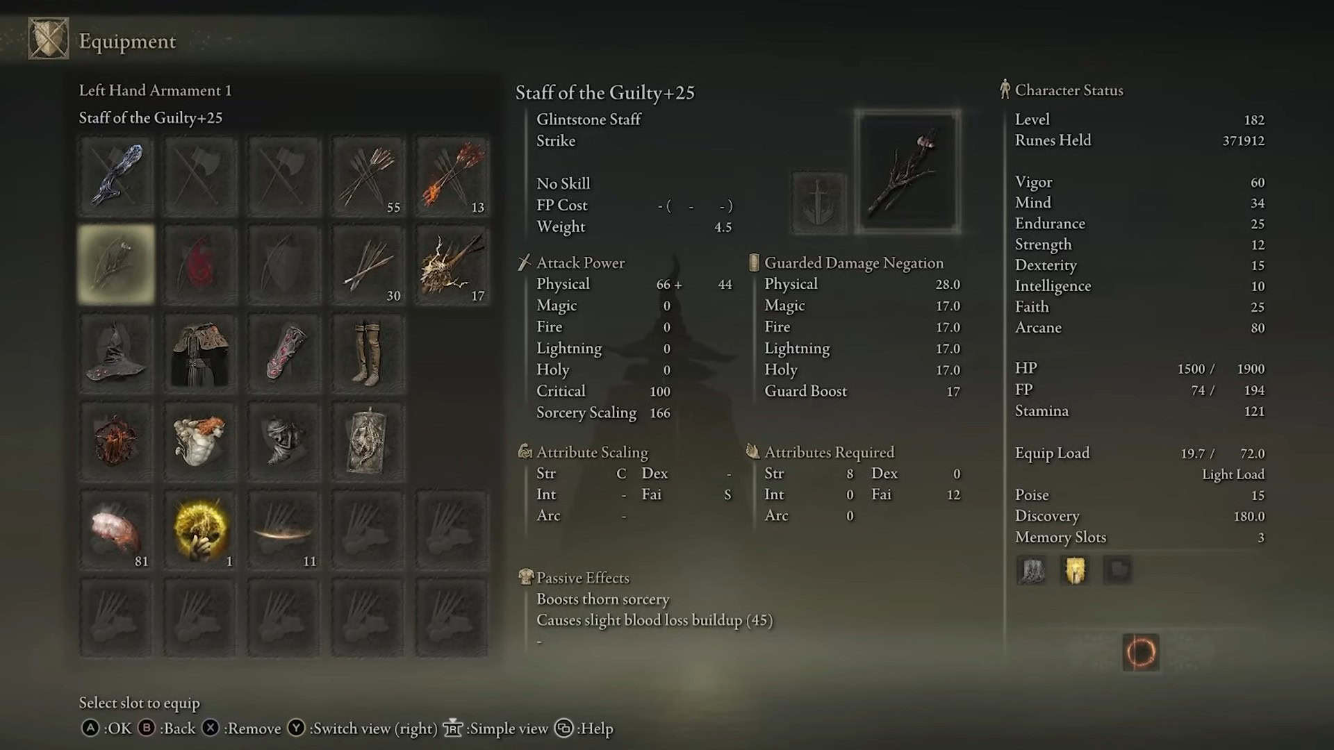 personale dell'anello di Elden colpevole