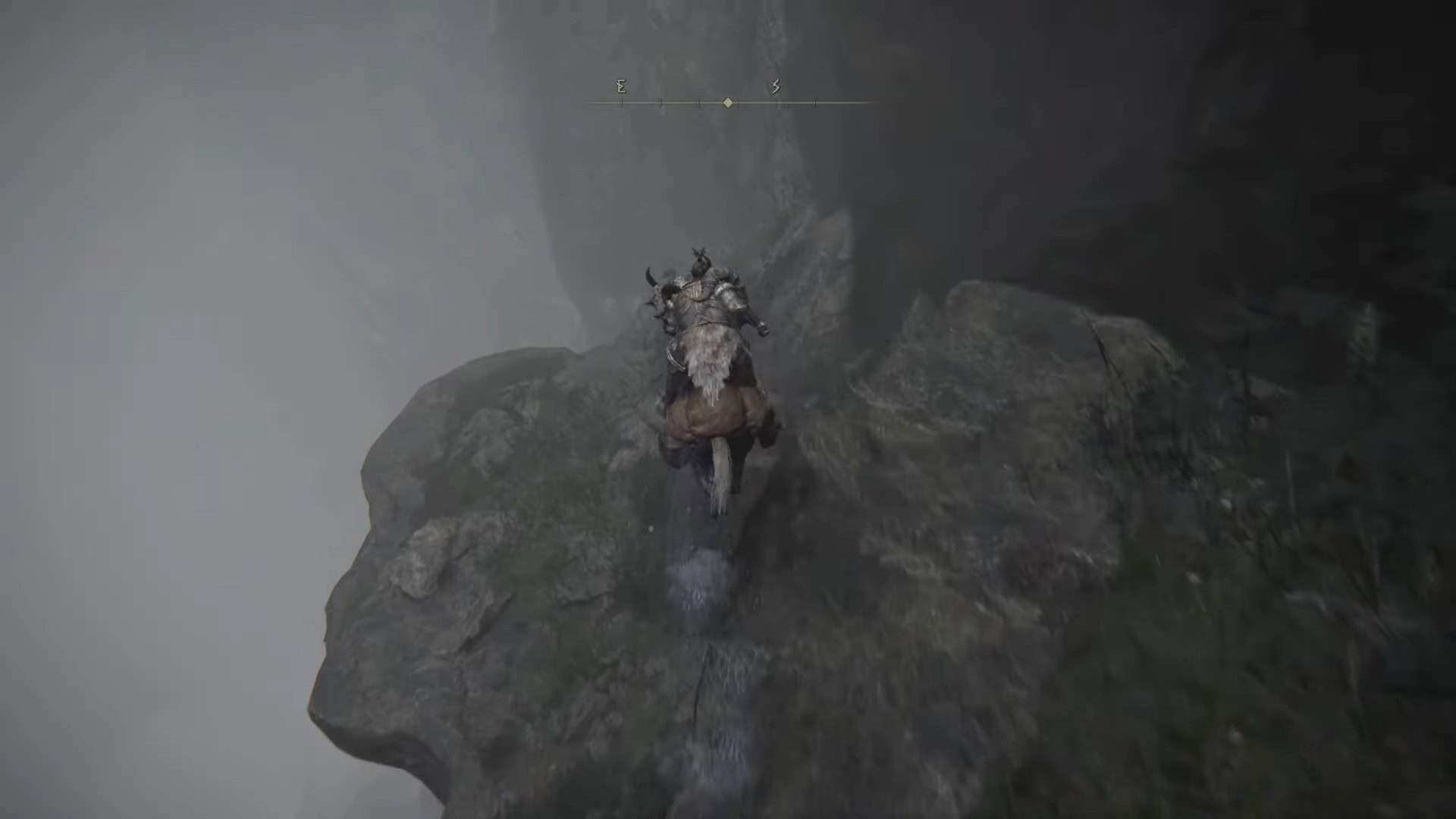 scendere nella fessura