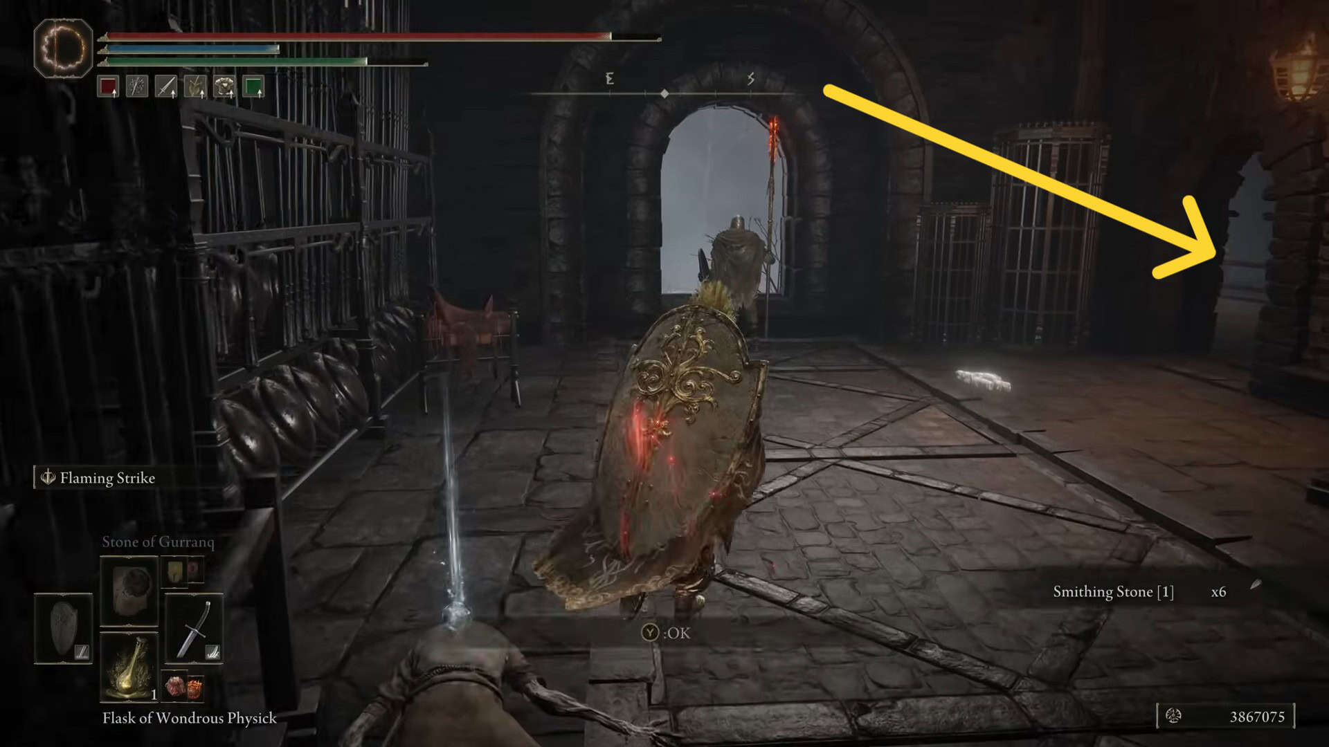 vai nella stanza a destra