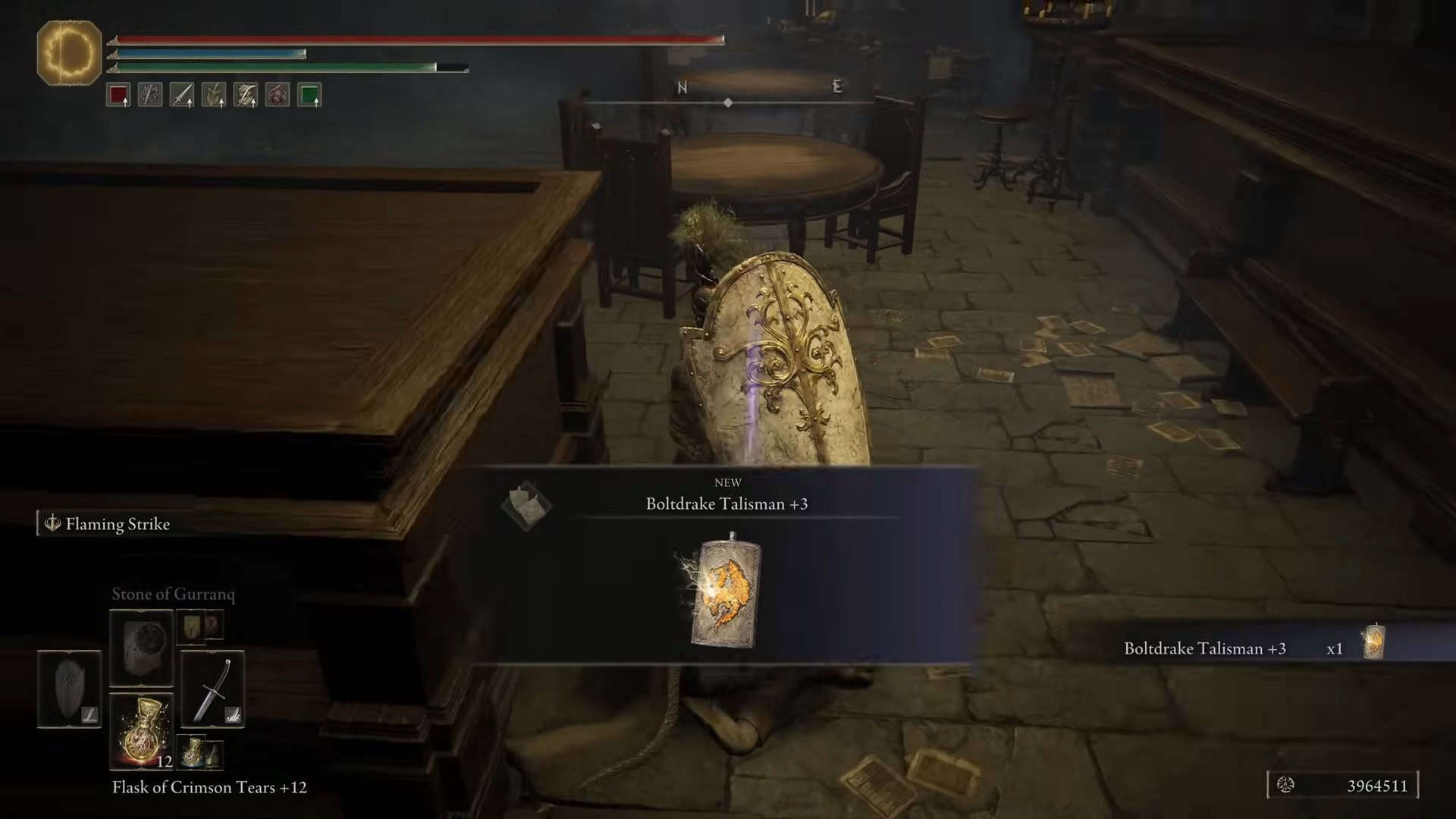 BoltDrake Talisman +3 Posizione