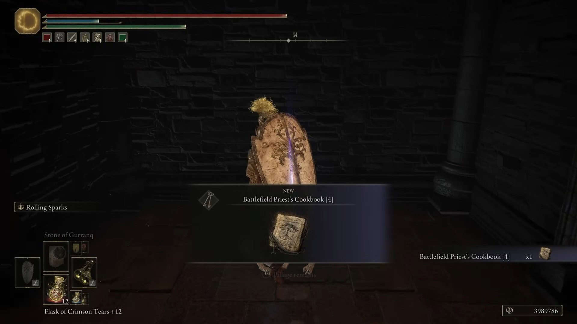 Posizione del libro di cucina 4 di Battlefield Priest